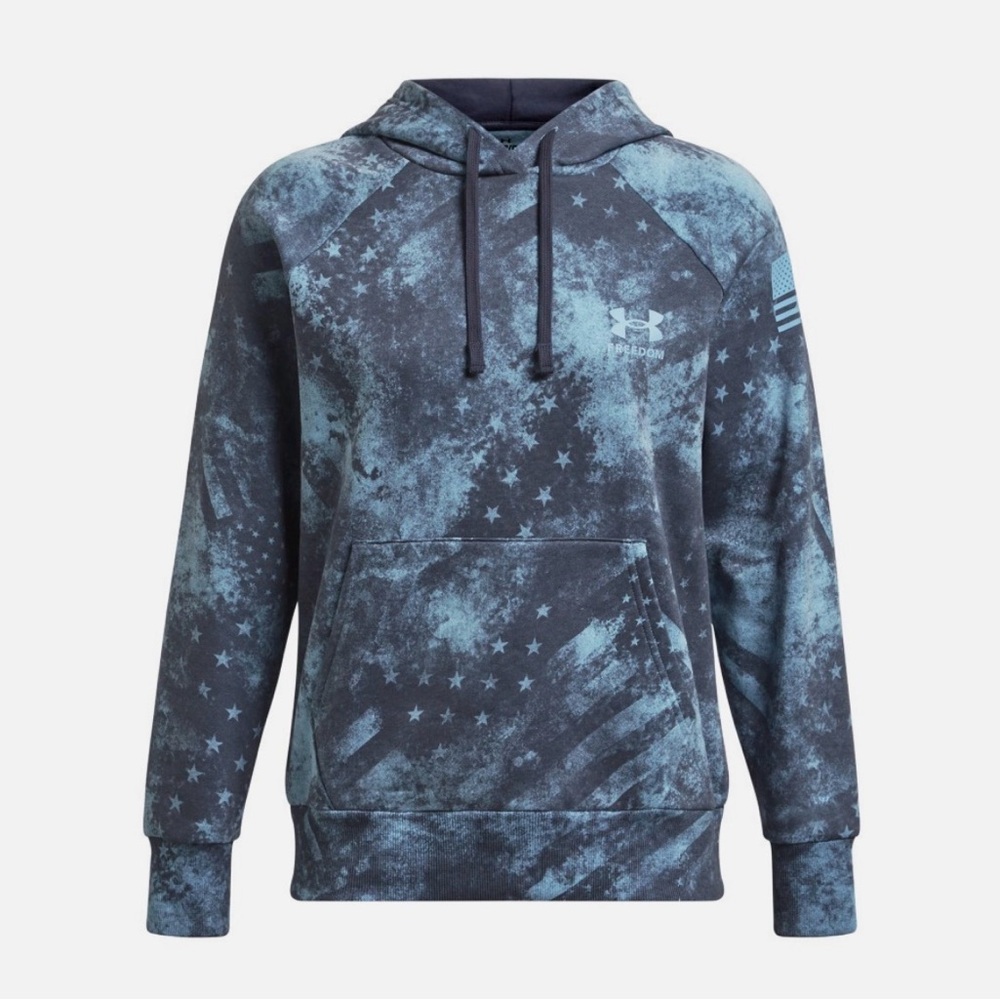Women’s Size Medium Under Armour UA Freedom Rival Fleece Amp Hoodie